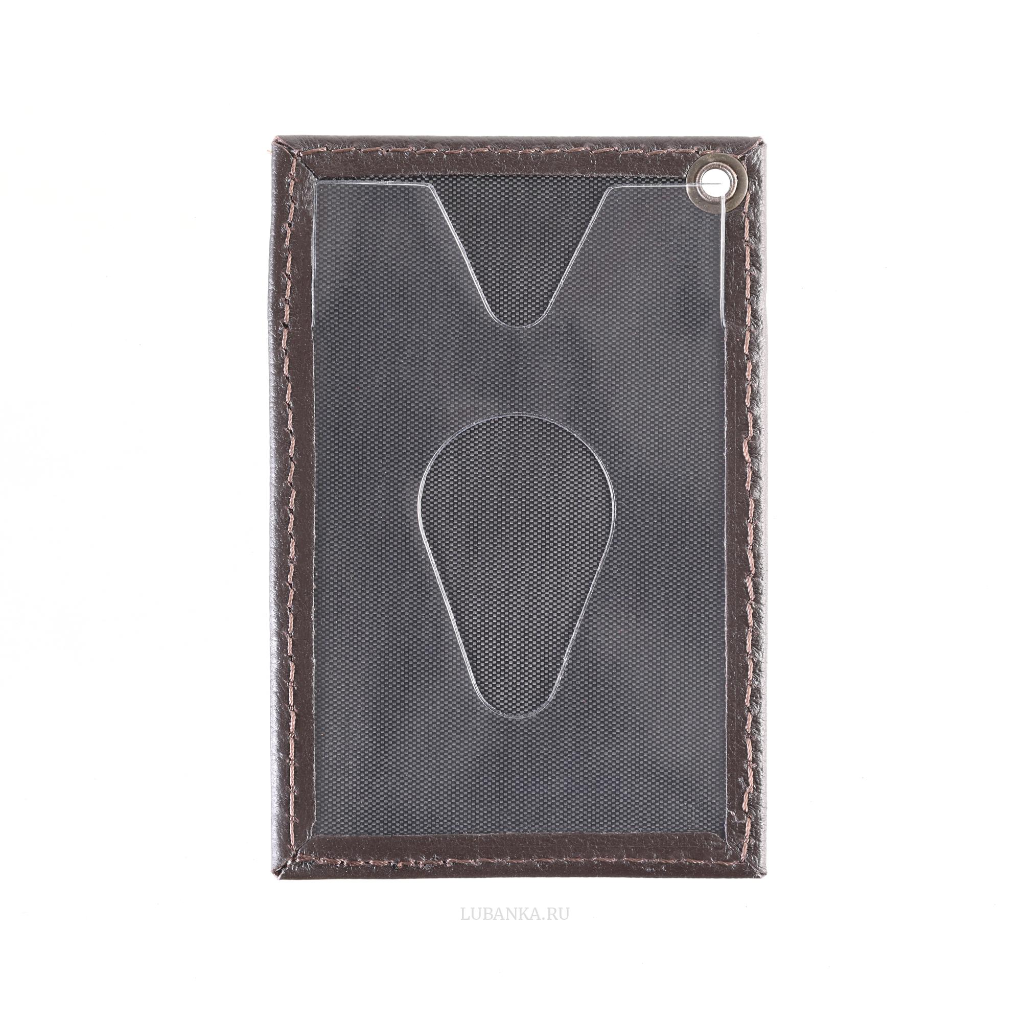Картхолдер односторонний МВД коричневый