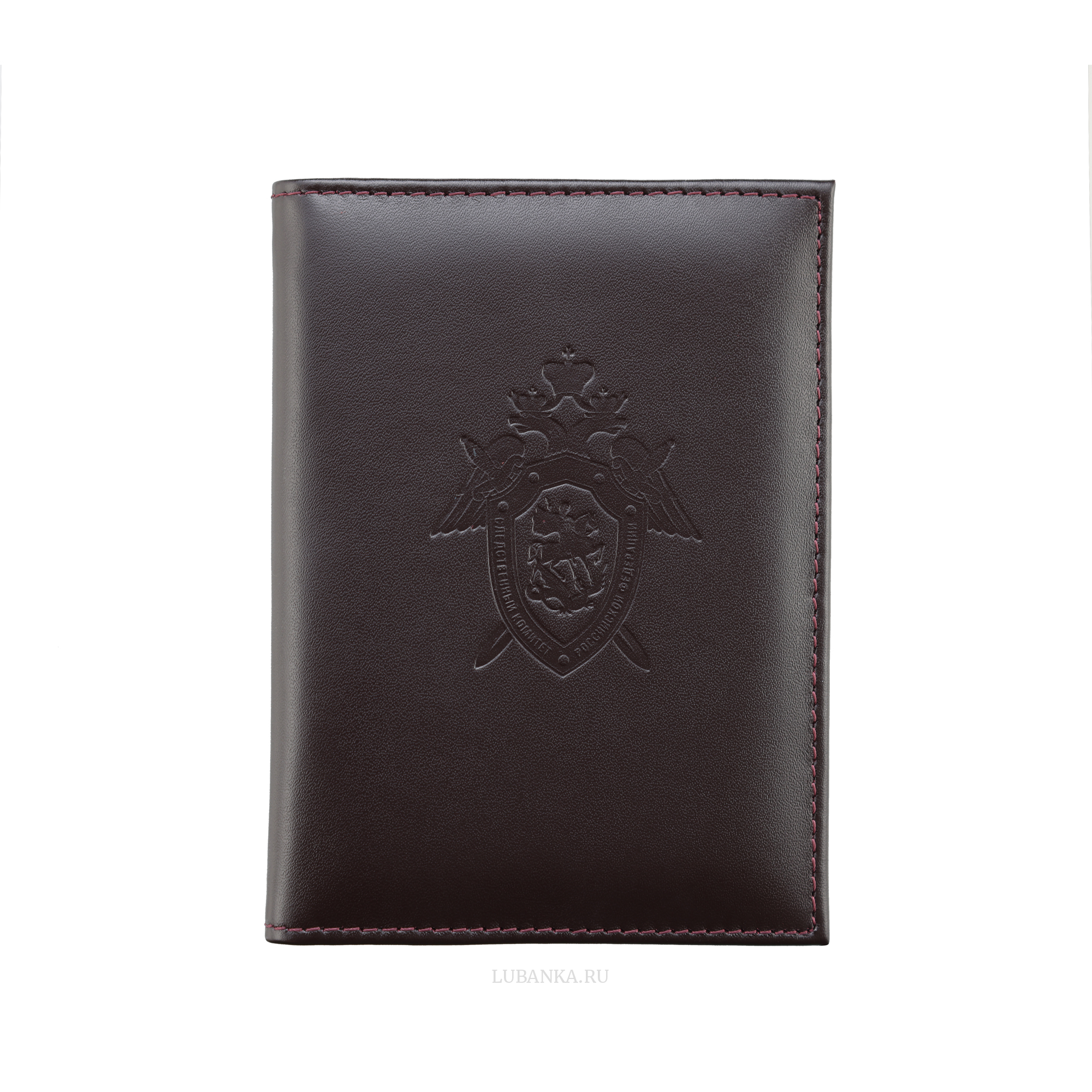 Обложка для автодокументов СКР с картхолдером бордовая