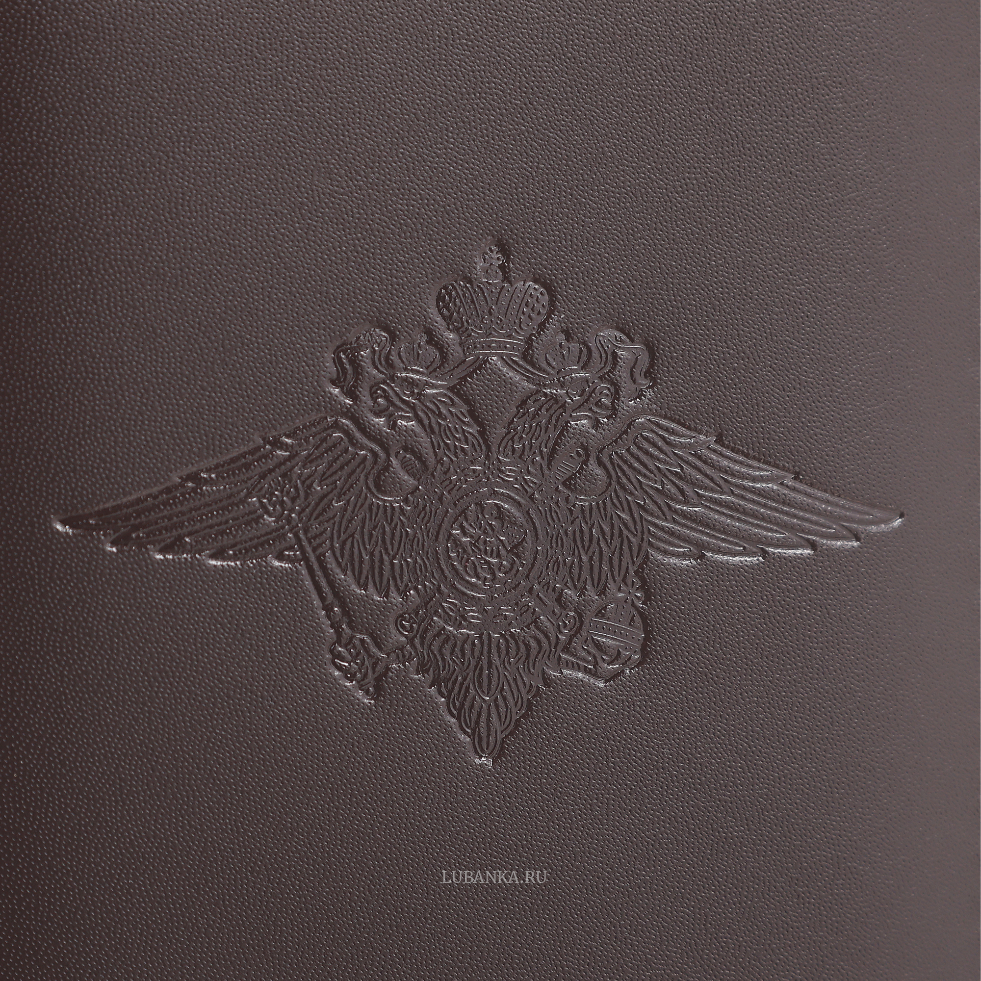 Обложка для автодокументов МВД с картхолдером коричневая